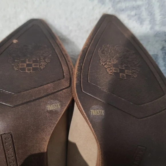 Vince Camuto Suede Bibestie Booties Zip Back 7 - Picture 7 of 9